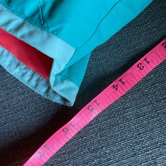 Columbia Kids L 14/16 Hooded Omni Heat Coat Teal & Pink - Picture 14 of 16
